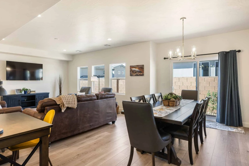 Dining and Living Rooms