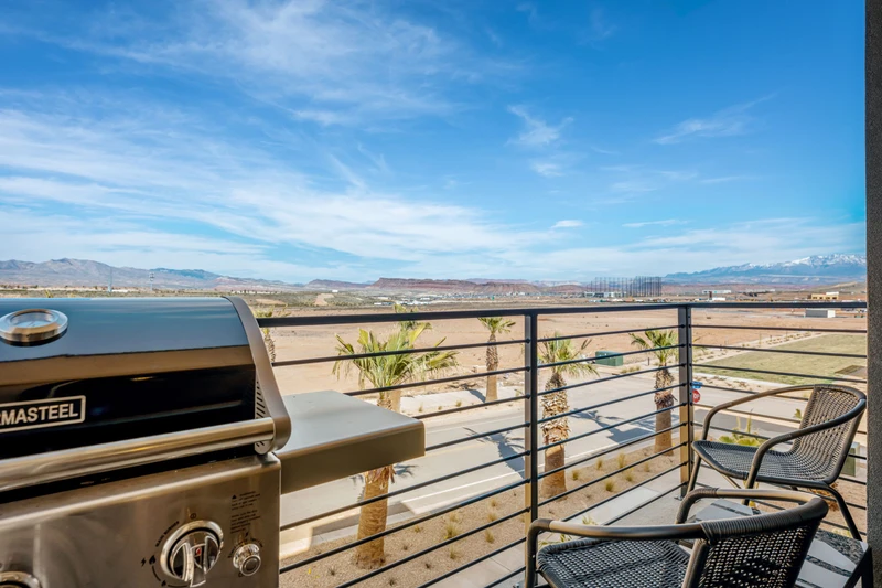Balcony Seating and Grill