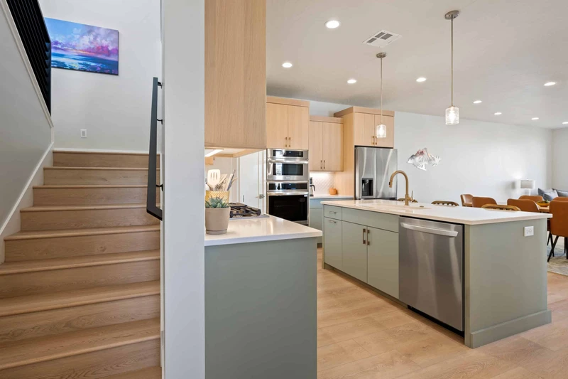 Kitchen and Stairs