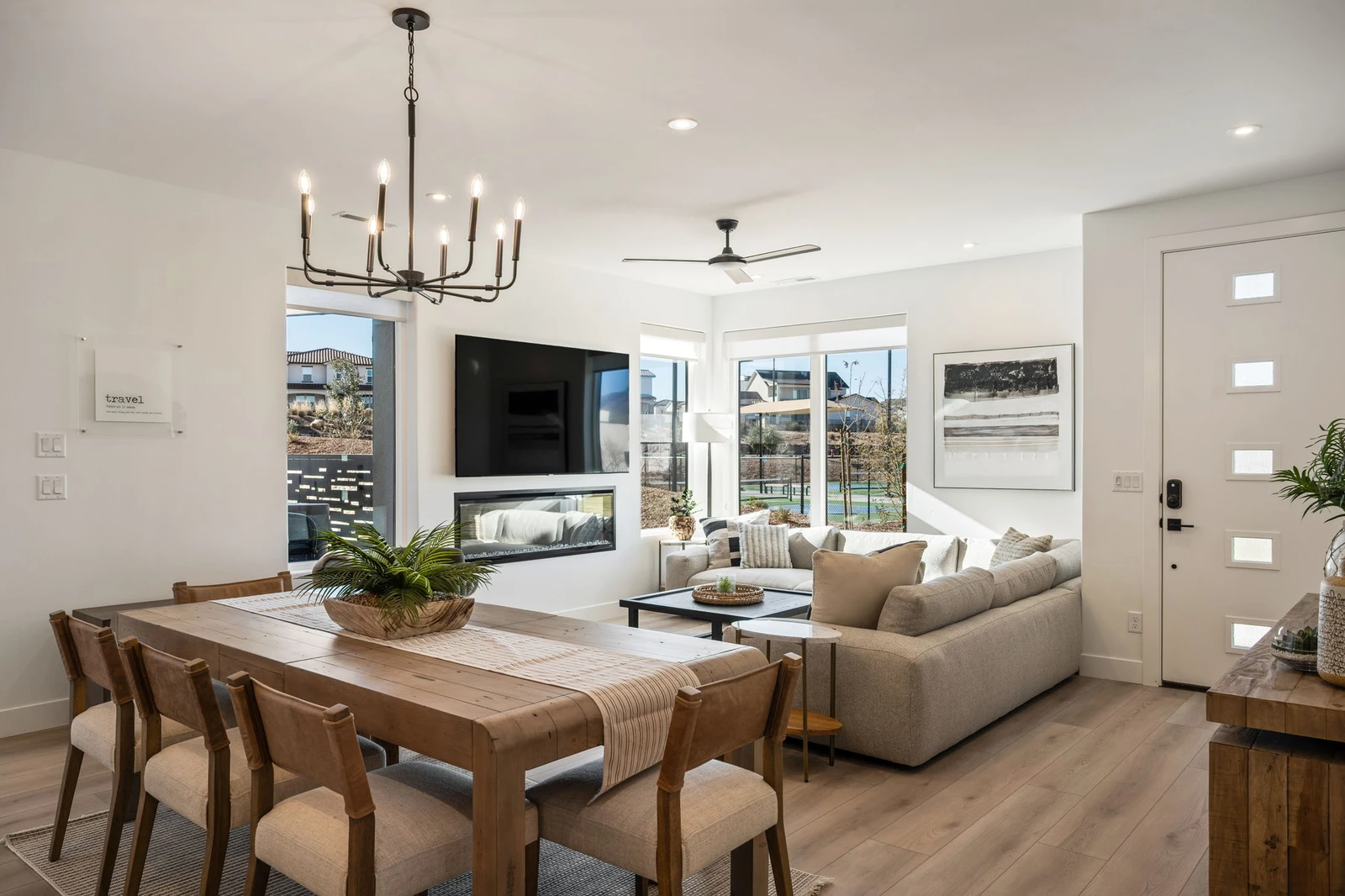 Dining and Living Area