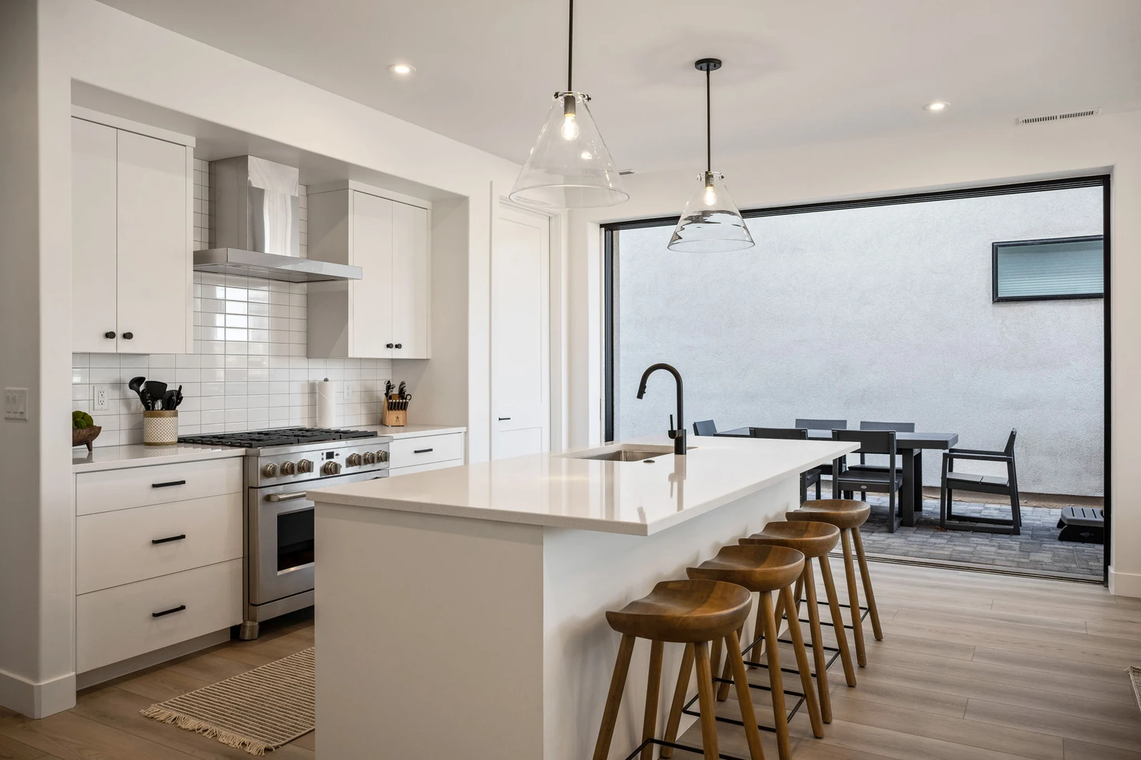 Private Patio and Kitchen