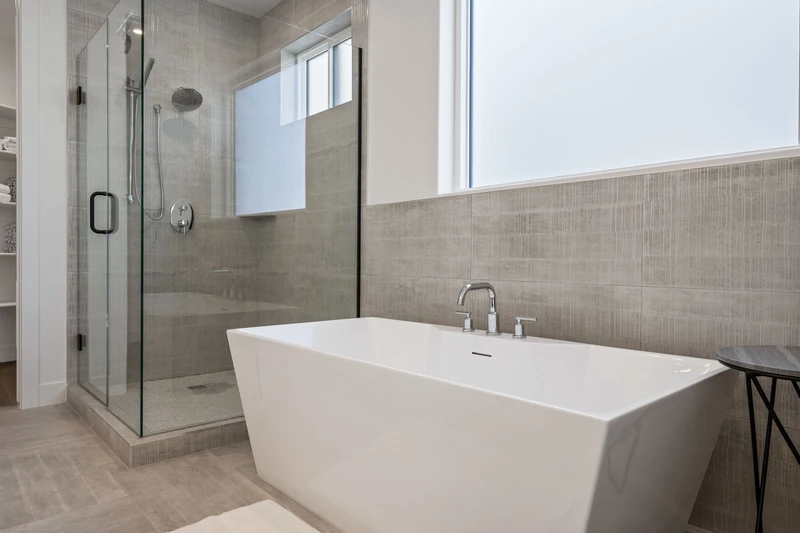 Master Shower and Bath