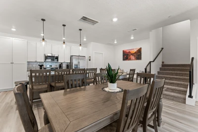 Dining Room Table and Kitchen