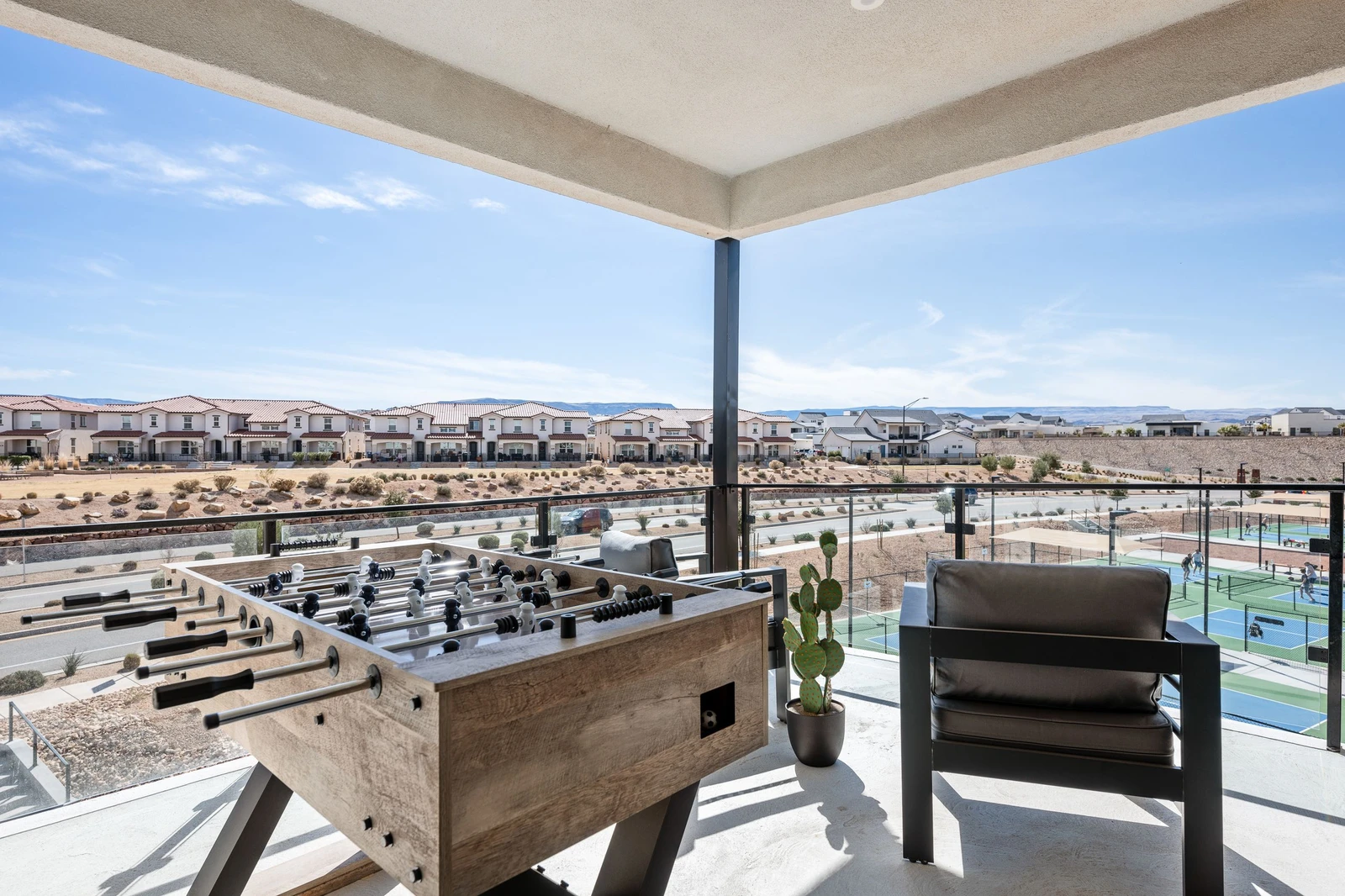 Patio 3rd Level + Foosball