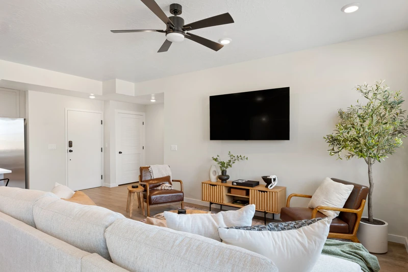 Living Room with Sofa Sleeper