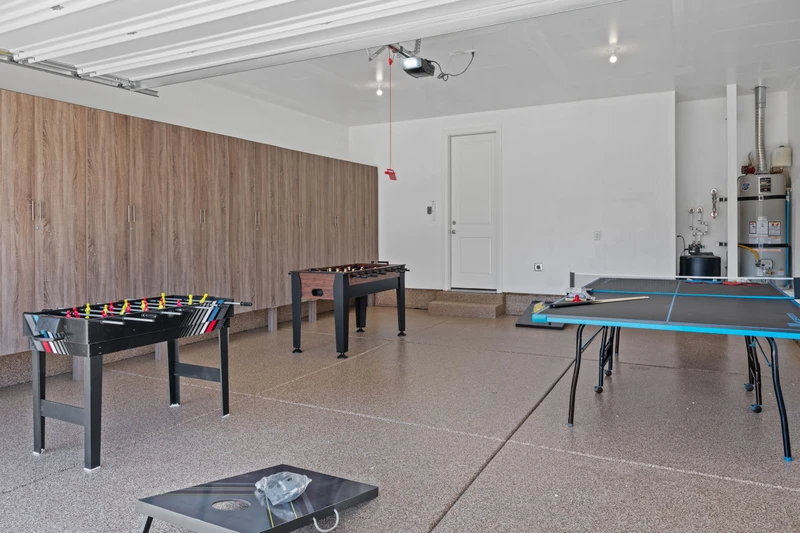 Game Room in Garage