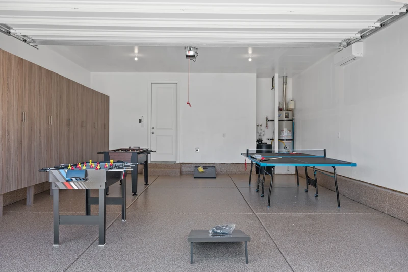 Game Room in Garage