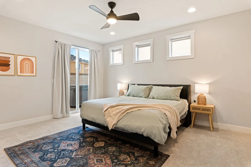 House 1: King Bedroom/Attached Bath