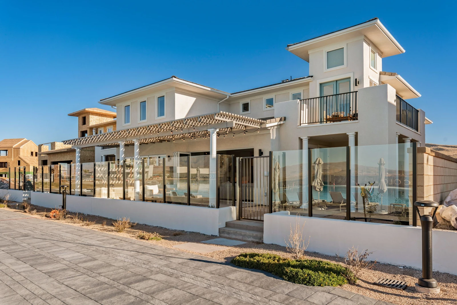 House 1: Backside of Rental on Lagoon