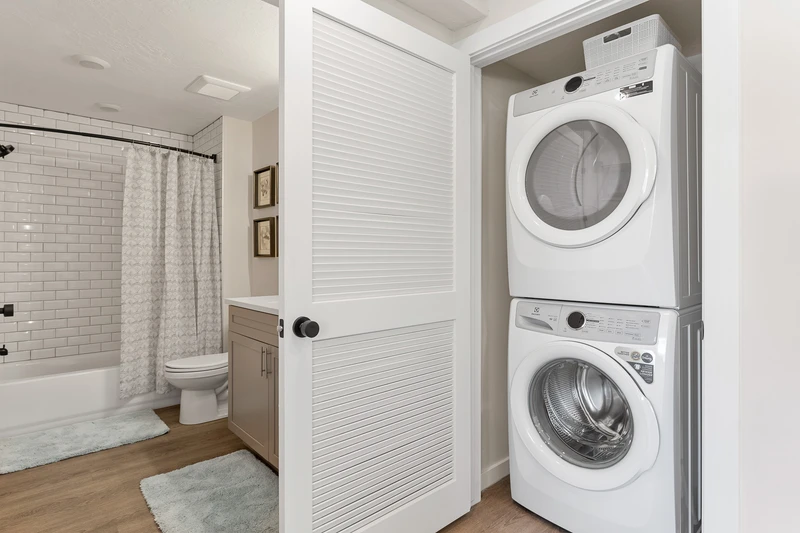 Stacked Washer and Dryer