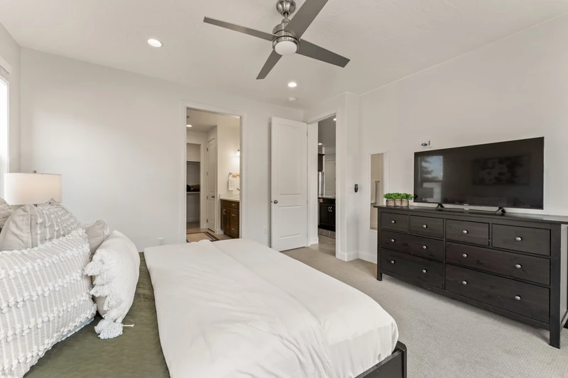 House 1 Master Bedroom and Bathroom