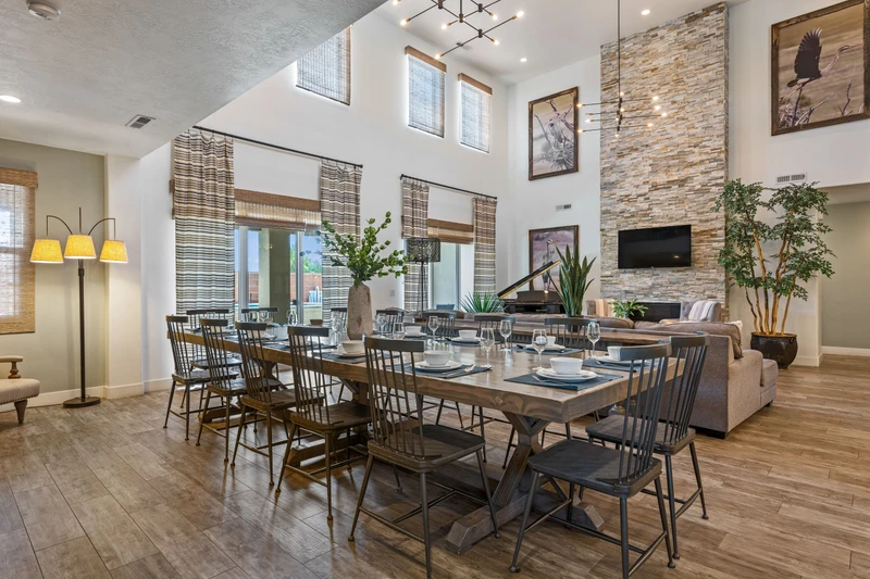 Main Floor Dining Table / Living Room