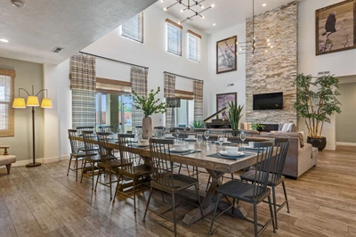 Main Floor Dining Table / Living Room