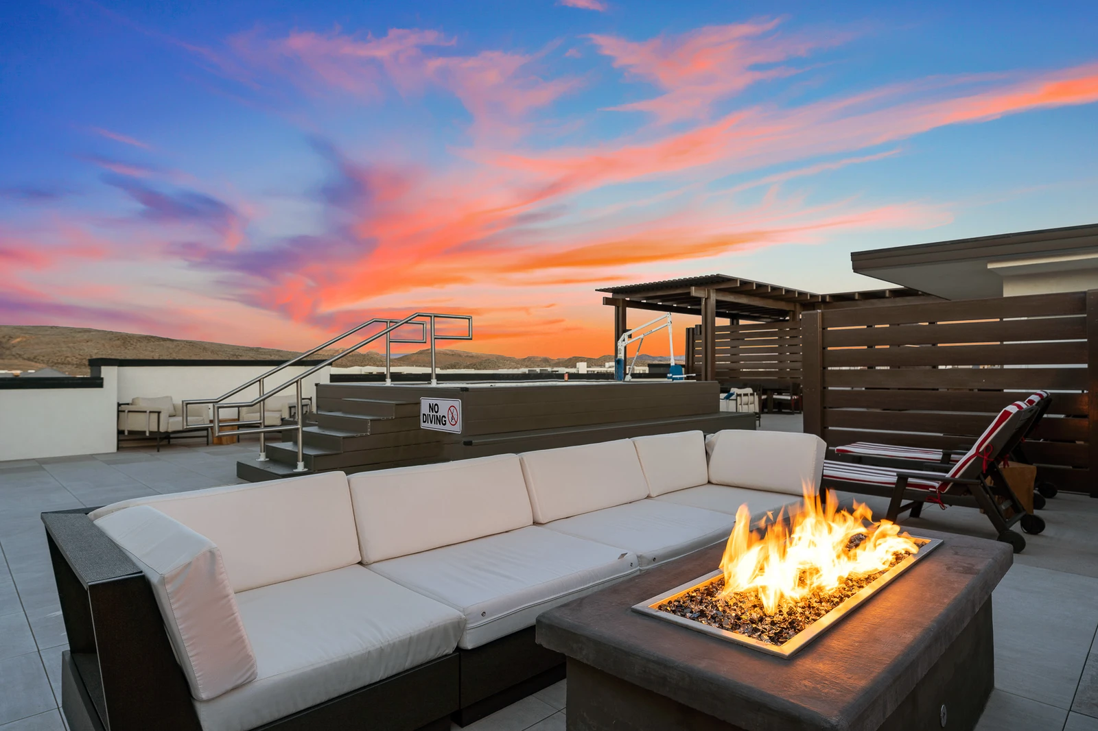 Promenade Sky Deck at Sunset