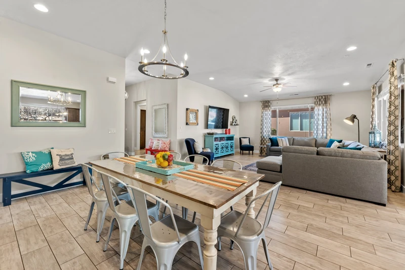 Dining Room and Living Room