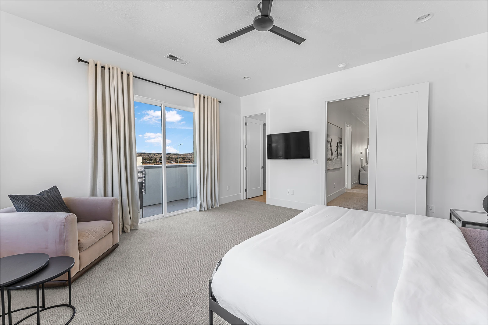 King Bedroom with Patio