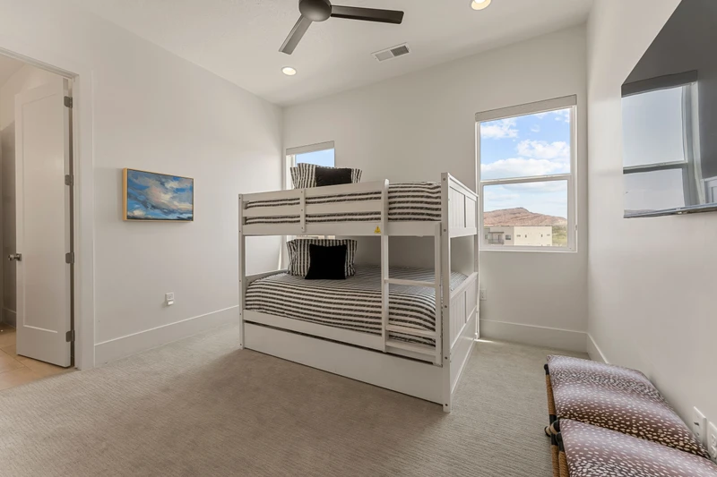 Full/Full Bunk with Twin Trundle