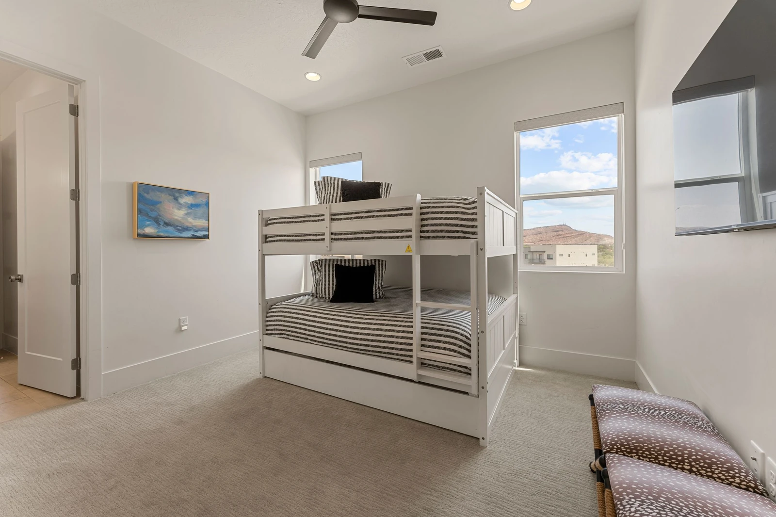 Full/Full Bunk with Twin Trundle