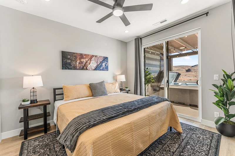 King Bedroom with Attached Bathroom