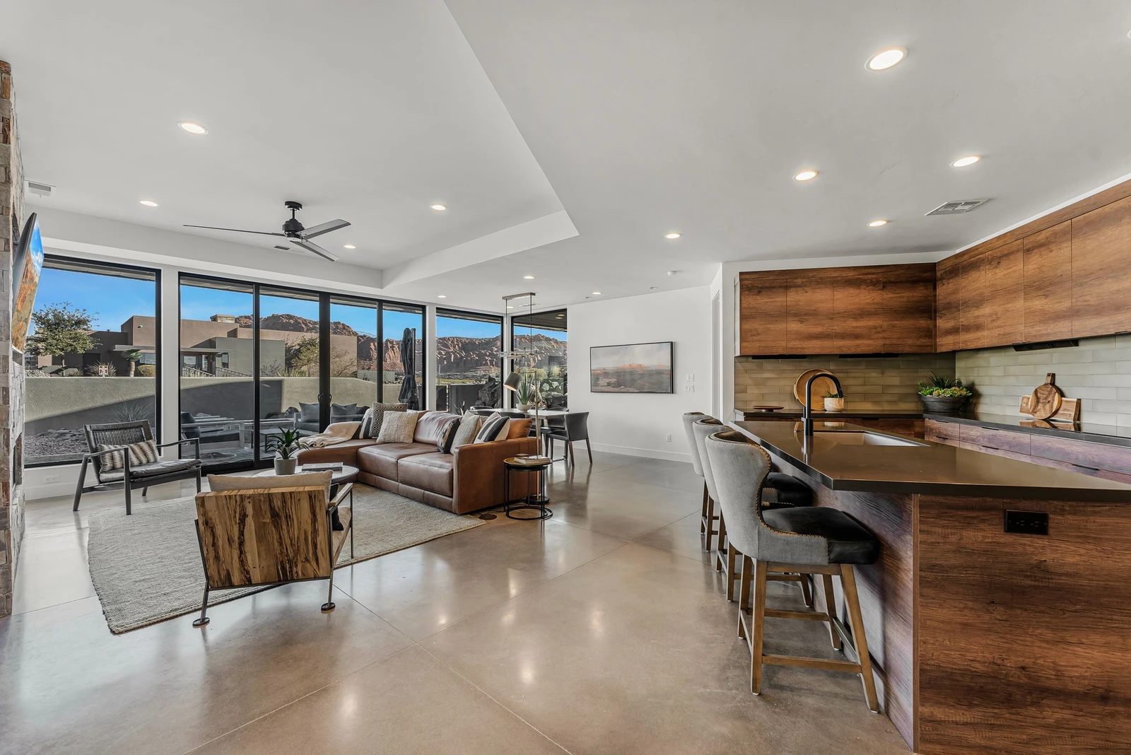 Living Room and Kitchen