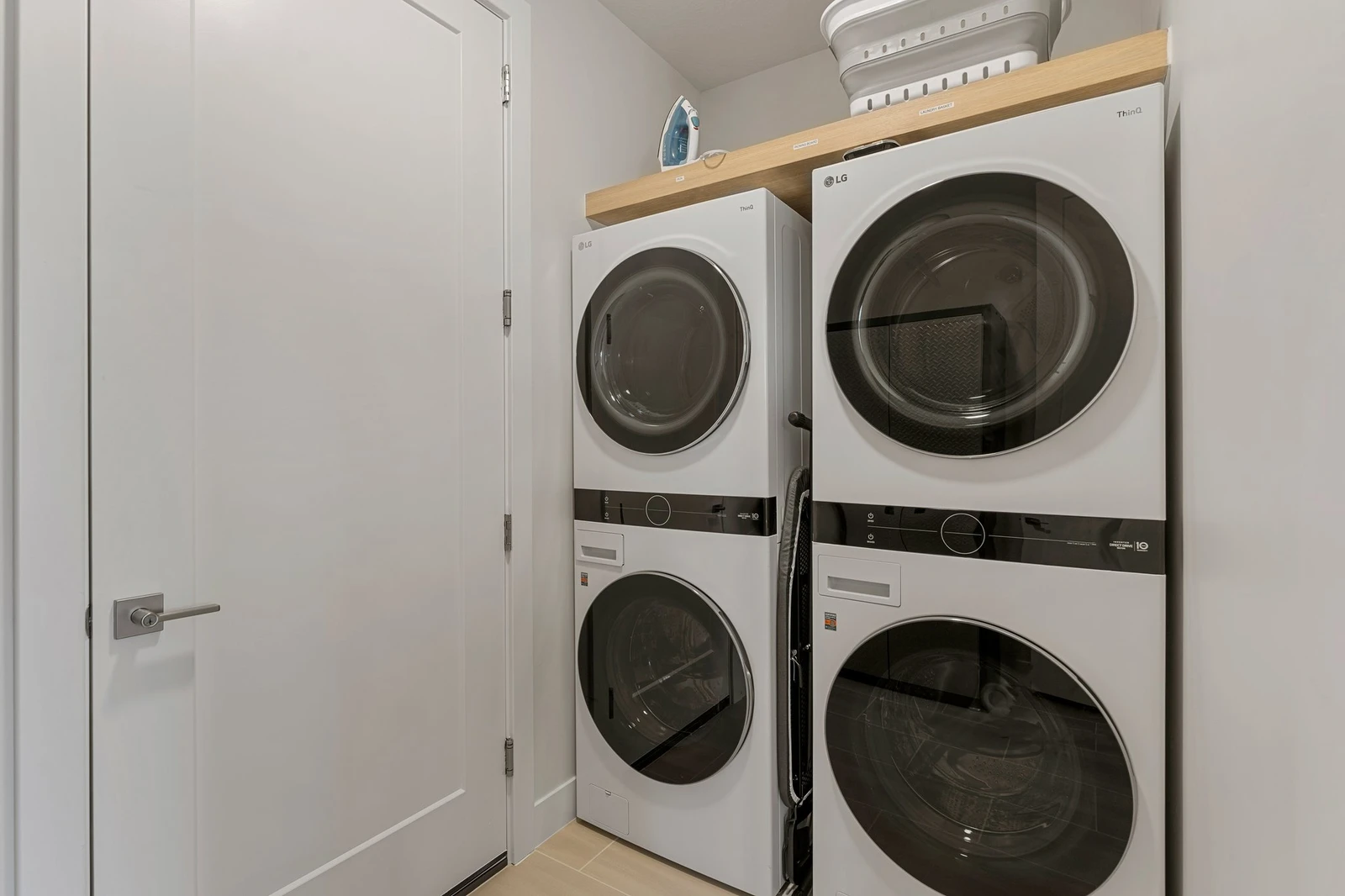 Double Washer + Dryers