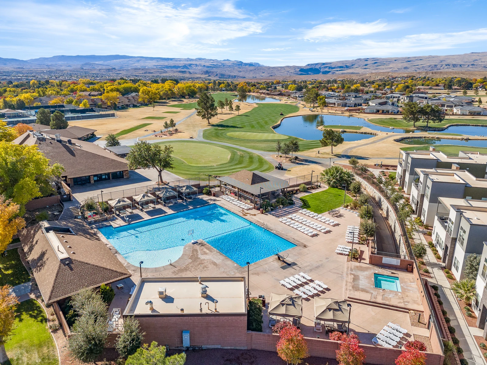 Bloomington Villas Community Pool + Golf Course