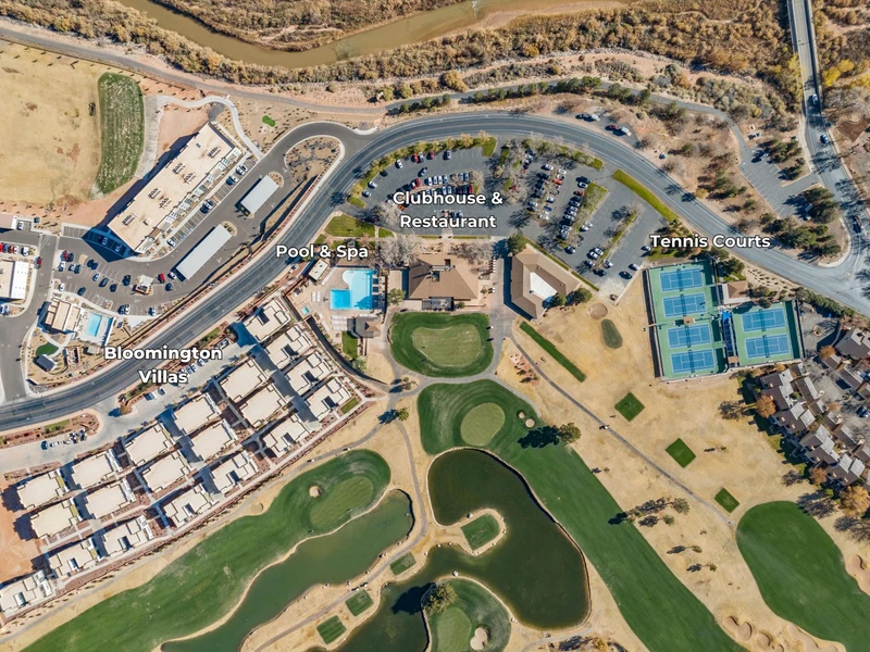 Aerial View of Bloomington Country Club