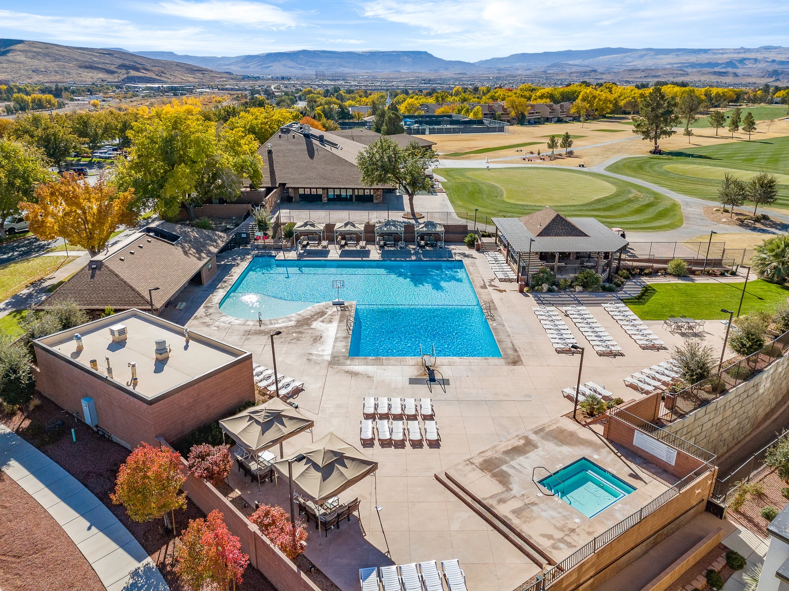 Bloomington Villas Community Pool + Golf Course