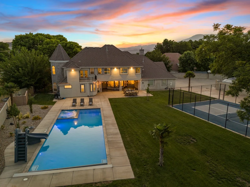 Back Exterior at Dusk