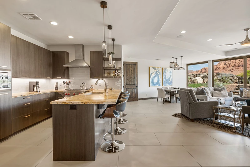 Open Living Dining