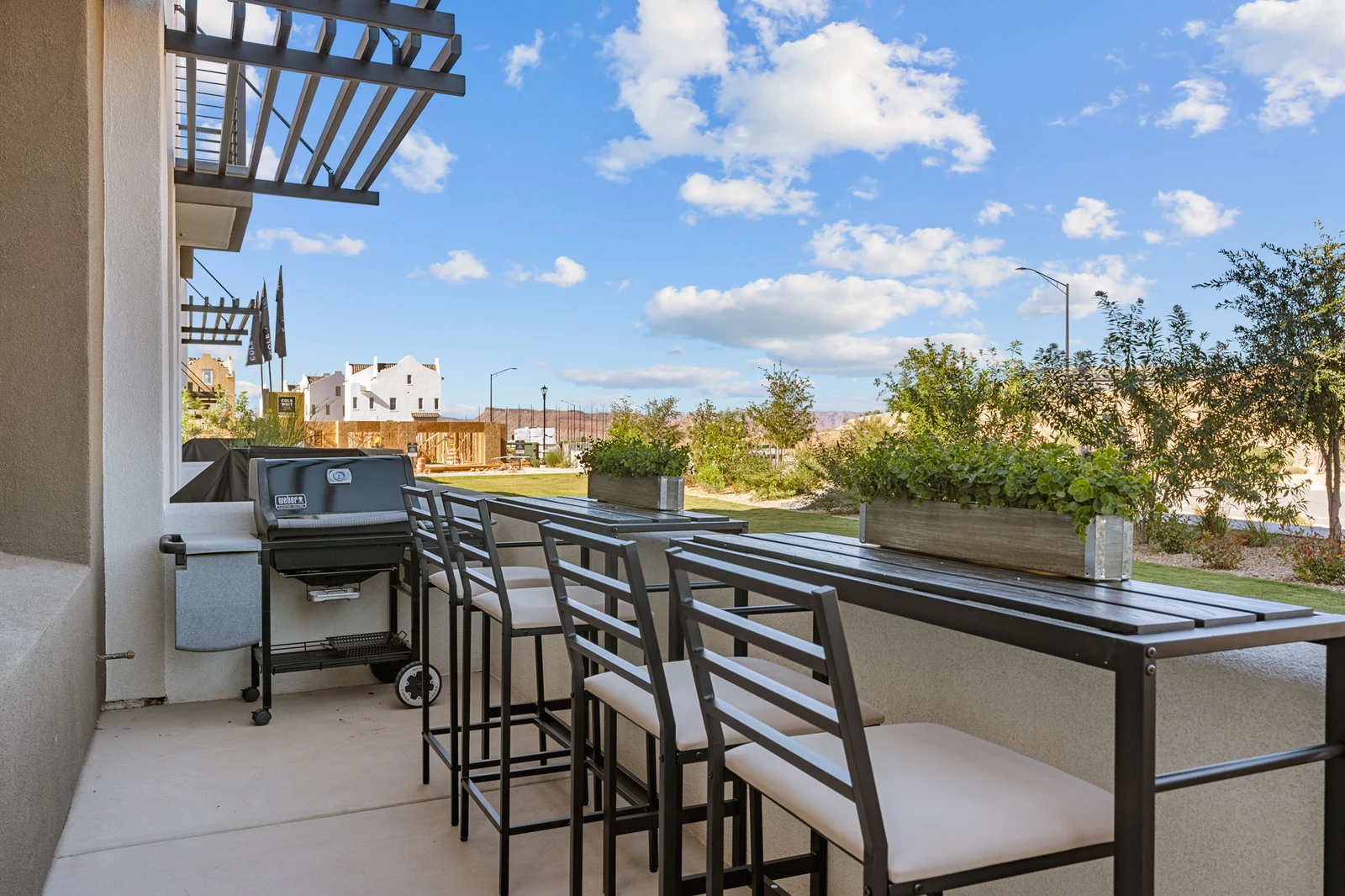 BBQ Grill + Seating