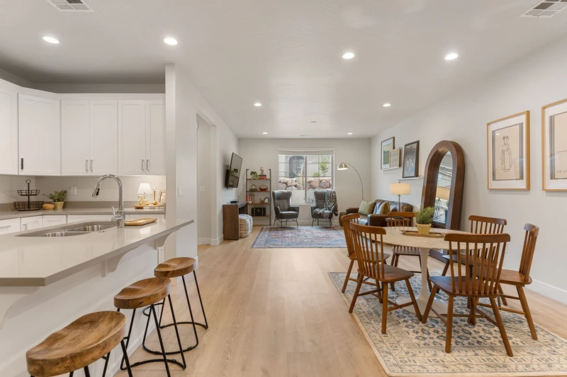 Fully Equipped Kitchen + Dining Table