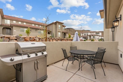 BBQ Grill + Patio Seating