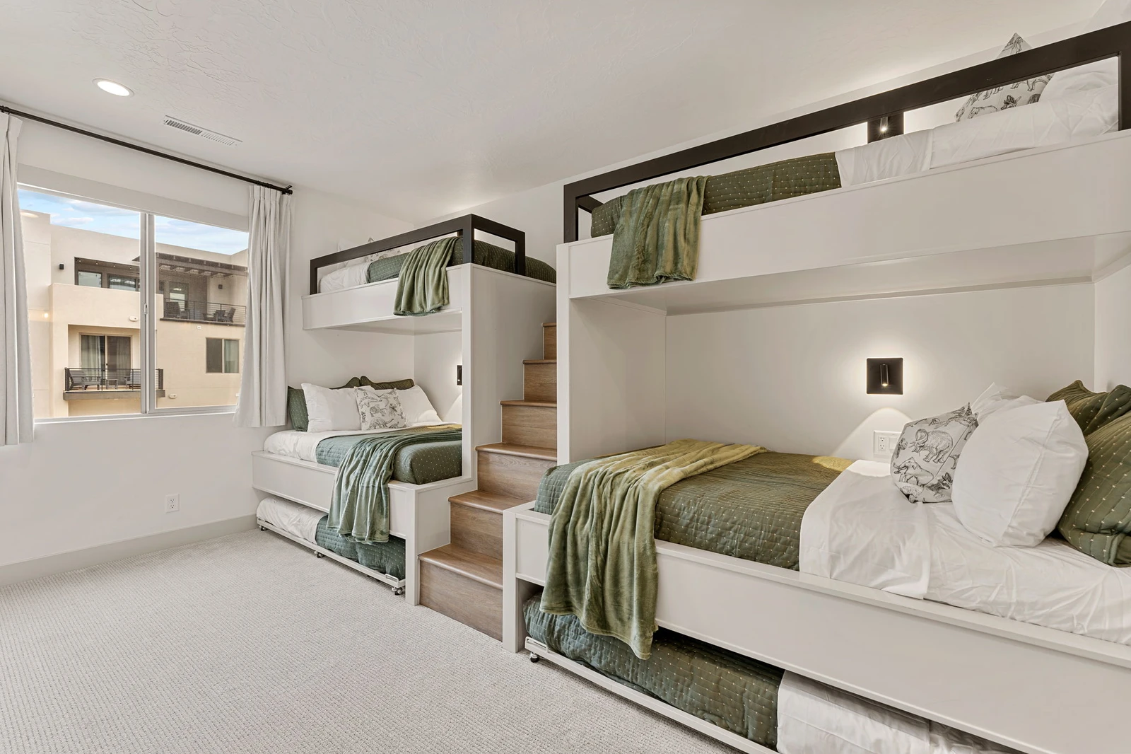 2 Twin/Double Bunks + 2 Twin Trundles
