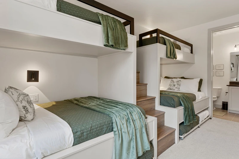 2 Twin/Double Bunks + 2 Twin Trundles