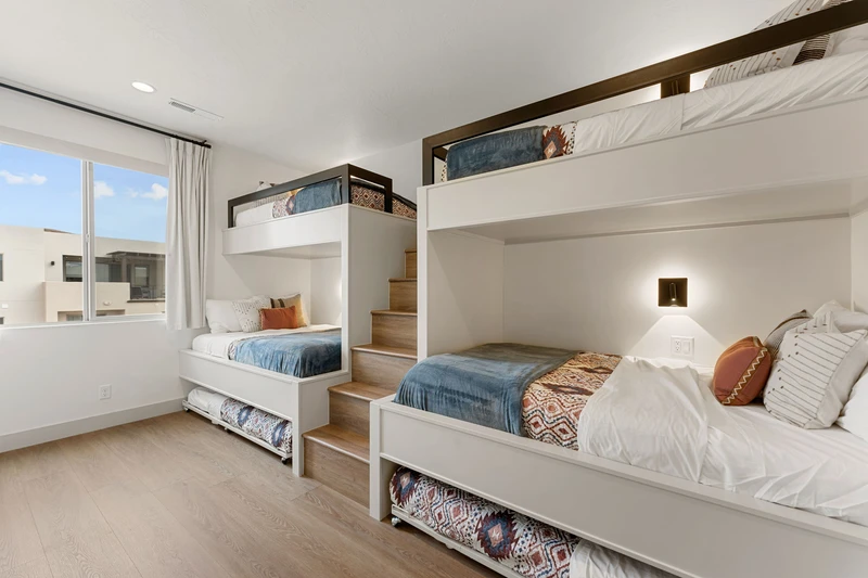2 Twin/Double Bunks + 2 Twin Trundles