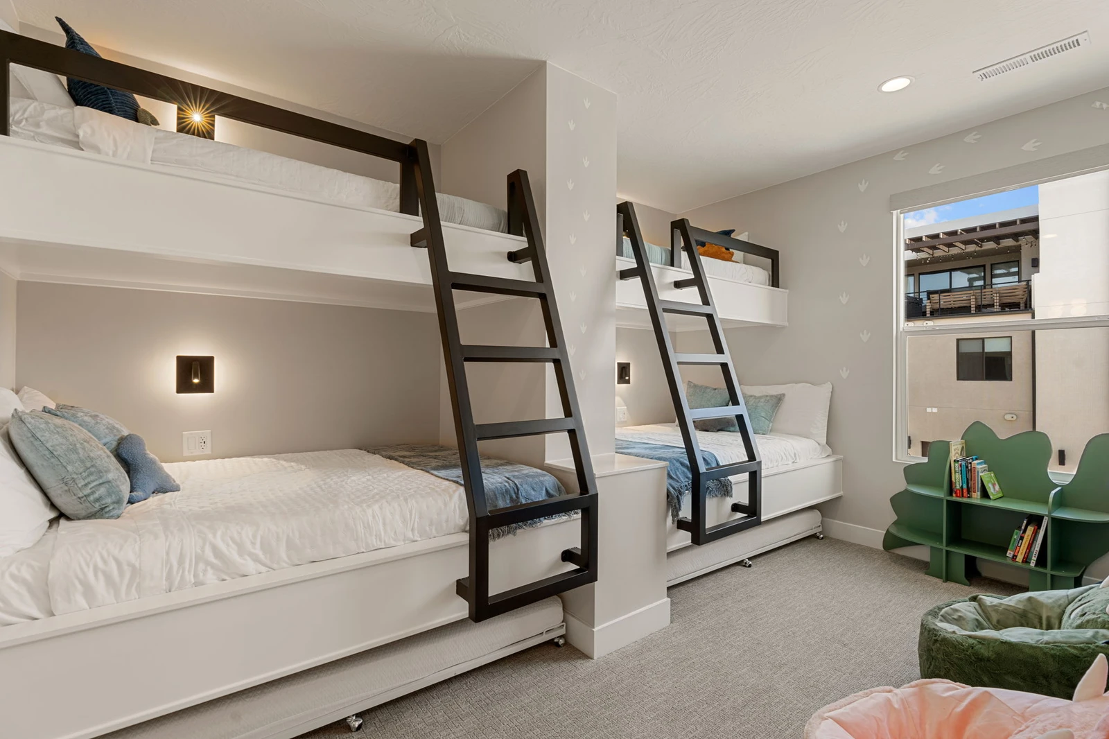 2 Twin/Double Bunks + 2 Twin Trundles