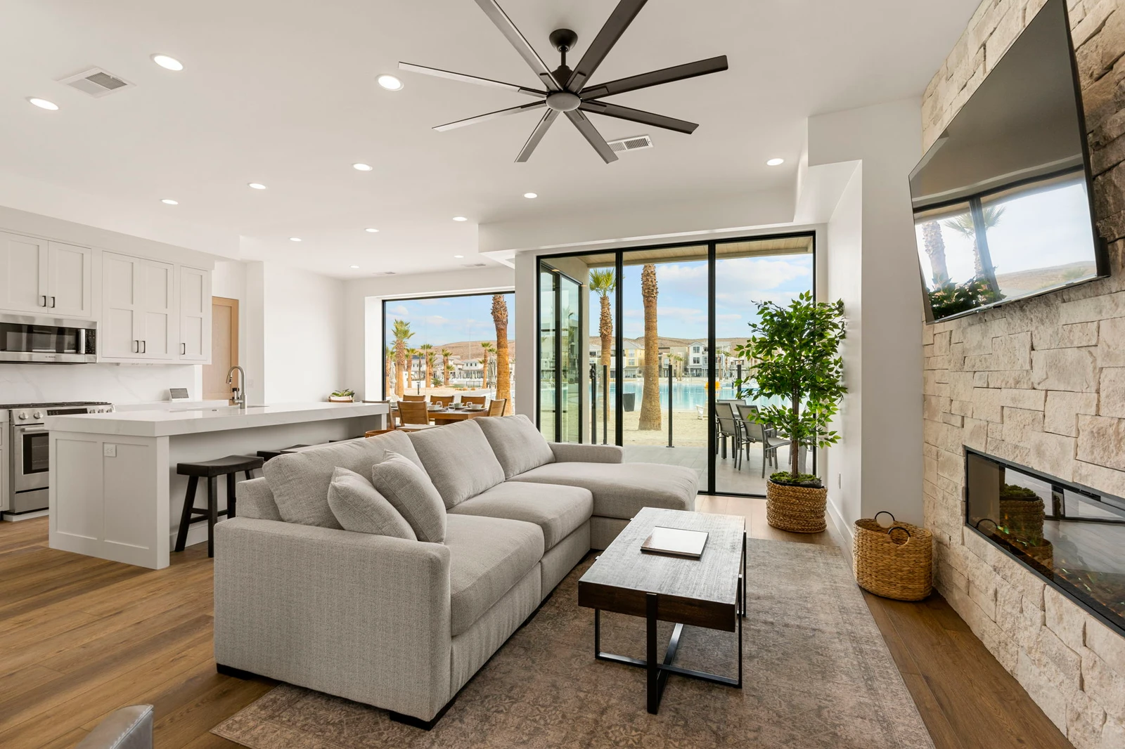 Unit A - Living Room