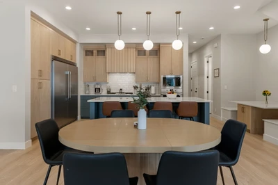 Dining Room + Fully Equipped Kitchen