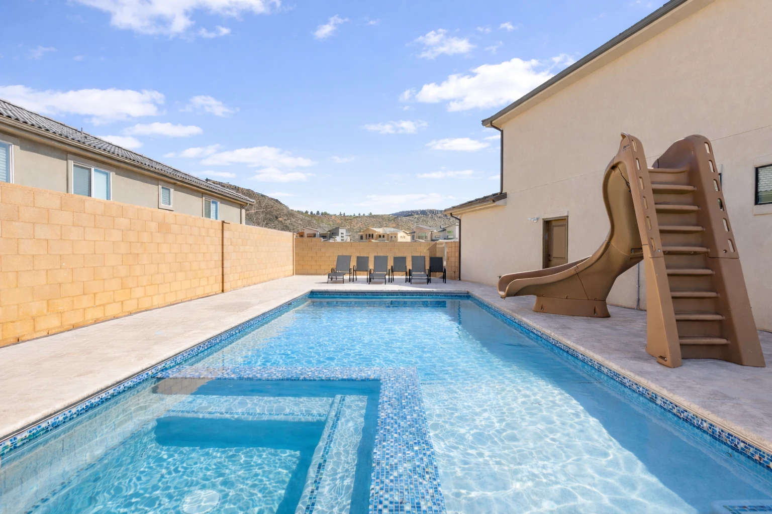 Private Pool + Slide
